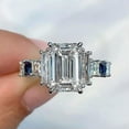 thumbnail image 3 of EOEMY Wing 925 Silver Cubic Zircon Ring Cute Women Wedding Party Jewelry Sz 6-10-9, 3 of 5
