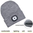 thumbnail image 2 of GRNSHTS LED Beanie Hat with Light, Unisex USB Rechargeable Knitted Lighted hat, Winter Warm Unisex Lighted Headlamp Cap for Fishing,Camping,Hunting, 2 of 8