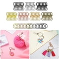 thumbnail image 4 of 98 Pieces Swivel Clasps Lanyard Snap Hooks Keychain Clip Hooks Lobster Claw Clasps Metal Hook Clasps  Rings for Keychain Sewing, 4 of 6