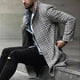 thumbnail image 5 of Abrigo largo de lana cálido para hombre, chaqueta de invierno, abrigo de invierno, chaqueta informal de negocios de corte entallado, abrigo grueso y cálido a prueba de viento, estampado de, 5 of 5