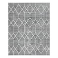 thumbnail image 3 of Unique Loom Matrix Trellis Collection Area Rug - Deco (8' x 10' Rectangle Gray/Ivory), 3 of 7