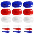 thumbnail image 1 of CHOK Baseball Hat Shaped Ice Cream Bowls Reusable Plastic Bowls for Storage Assorted Color 12pcs, 1 of 8