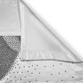 thumbnail image 3 of Ambesonne Retro Kitchen Curtains, Bob Haired Posh Lady, 55"x39", Black Grey and White, 3 of 3