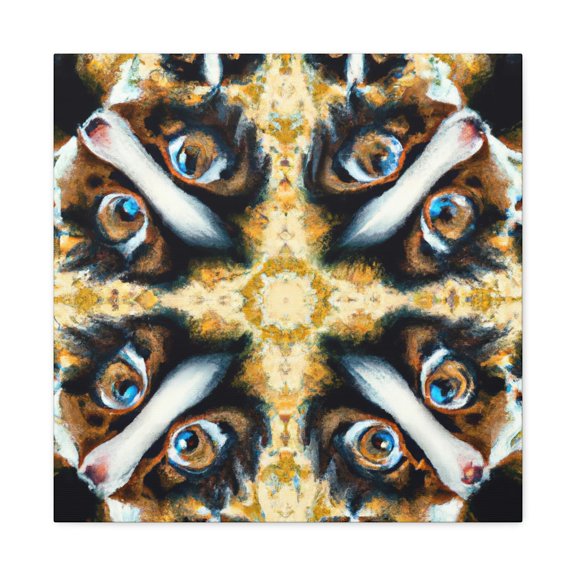Border Collie Pop Art - Canvas