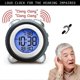 thumbnail image 2 of Digital Alarm Clock,Time Date Display Twin Bell Very Loud for Heavy Sleepers Dual Alarm Blue Backlig, 2 of 5