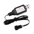 thumbnail image 3 of 2 Cables De Carga USB Para Reparación De Coches Teledirigidos A Escala 1:12, Accesorios Para Coche Teledirigido 1/12 MN128, 3 of 8