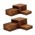 thumbnail image 3 of 6 Soportes para Buffet, Elevadores de Alimentos, Cubos de Madera Multifuncionales, Apilables para Exhibir Comida, Fiestas de Cumpleaños Y Joyas., 3 of 9