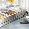 thumbnail image 7 of MegaChef Buffet Server & Food Warmer With 4 Removable Sectional Trays, Heated Warming Tray and Removable Tray Frame, 7 of 7