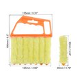 thumbnail image 4 of Uxcell 6.3 x 5.31 inch Window Blind Hand Held 7 Finger Cleaning Tool Plastic Orange 2pcs, 4 of 5