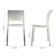 thumbnail image 2 of Set de 4 Sillas de Comedor Alesia Color blanco Mundo In, 2 of 5