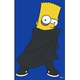 thumbnail image 2 of Men's The Simpsons Vampire Bart Graphic Tee Royal Blue 2X Large, 2 of 4