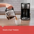 thumbnail image 3 of BLACK+DECKER 12-Cup Programmable Coffee Maker, Ombré Black/Silver, CM4002B, 3 of 13