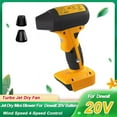 thumbnail image 1 of Jet Dry Mini Blower Compatible with De+walt 20V Lithium Battery，Jet Fan 130000 RPM Wind Speed 4-Speed Control， Compressed Air Duster, Cordless Handheld Air Blower for Computer Keyboard,Outdoors, 1 of 10