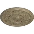 thumbnail image 3 of Ekena Millwork 16 1/8"OD x 3/4"P Tyrone Ceiling Medallion (Fits Canopies up to 6 3/4"), Hand-Painted Gobi Desert Crackle, 3 of 6
