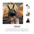 thumbnail image 5 of Mochila Back Pack Transportadora Gato Perro Mascota Pequeña negro, 5 of 5