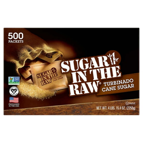 Sugar in the Raw Turbinado Cane Sugar, 4.5 g, 500 Count