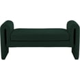 thumbnail image 2 of Meridian Furniture Stylus Green Fabric Bench, 2 of 5