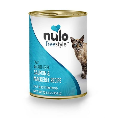 (Pack of 12) Nulo Freestyle Grain-Free Salmon & Mackerel Wet Cat Food  12.5 oz (use by 08/NOV/2026) 