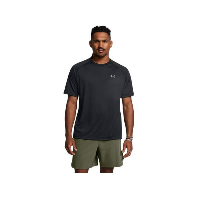 Camiseta Under Armour Tech 2.0 de manga corta para hombre negra 4XLT