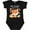AB-Black, variant on Inktastic My Papa Loves Me- little fox Boys or Girls Baby Bodysuit