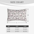 thumbnail image 4 of Goofa Cute Baseball Print Plush Throw Pillow Case, Soft Velvet with Hidden Zipper, Decorative Cushion Cover for Sofa, Bed, Car, and Home Décor-16"x24", 4 of 6