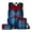 C, variant on Back to School Backpack 3 Pcs Set with Lunch Box Case Red Blue Spidey Hero Printed Bookbag School Supplies Set Travel Laptop Daypack for Teen Bo-ys Comic Fans