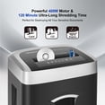thumbnail image 5 of Wingwise Paper Shredder, 18 Sheets P4 Cross Cut Shredder, 7.9 Gallon Bin, CD/Credit Card Portable desktop use, 5 of 8