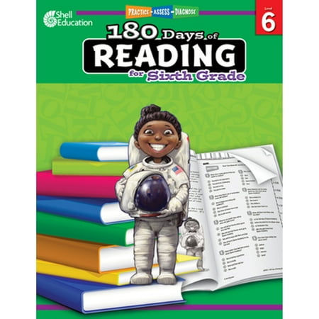 180 Days of Practice: 180 Days of Reading for Sixth Grade: Practice Assess Diagnose (Paperback)