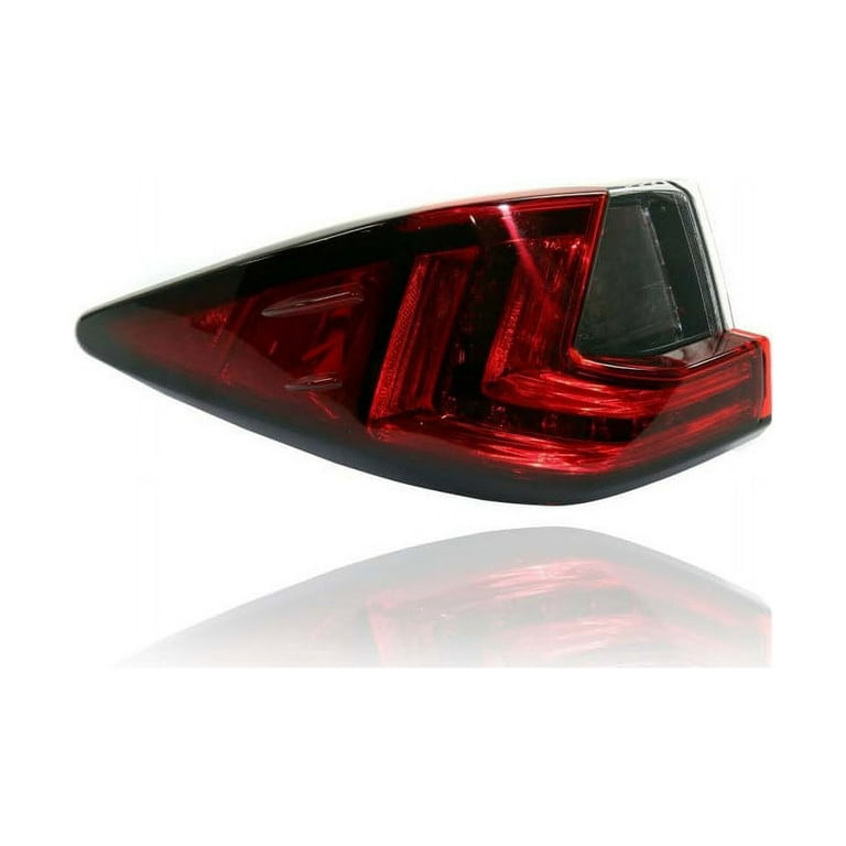 Tail Light Assembly - Compatible/Replacement for '16-22 Lexus RX350/450h -  Halogen, Outer On Body Quarter Panel - Pair, Left Driver + Right Passenger 