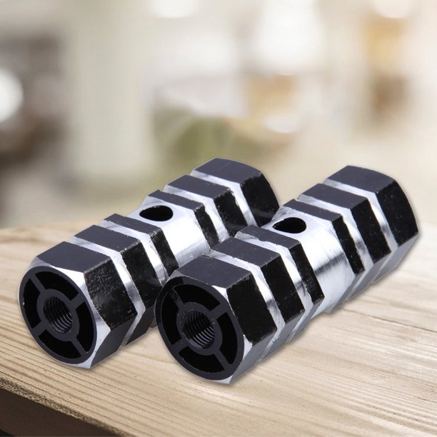 Reposapiés para bicicleta Pedales de eje de bicicleta BMX montaña MTB bicicleta aleación pie Stunt clavijas negro 2 uds Barbie Nuevos Originales