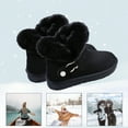 thumbnail image 4 of Snow Boots for Women Warm Fur Lined Winter Boots Comfortable Anti-slip Short Boot Slip on Outdoor Booties, 4 of 6