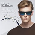 thumbnail image 4 of Gafas de sol Qarigey Flame de alto rango estilo nuevo color como se muestra, 4 of 6