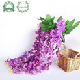 thumbnail image 4 of 1*Artificial Wisteria Wreath Clearance! Yirtree Artificial Wisteria Garland Artificial Flowers Garland Wisteria Vine Hanging Flower for Wedding Home Garden Outdoor Flower Wedding Garden Hanging Dec, 4 of 9
