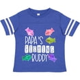 thumbnail image 3 of Inktastic Papa's Fishing Buddy with Colorful Fish Boys or Girls Toddler T-Shirt, 3 of 5
