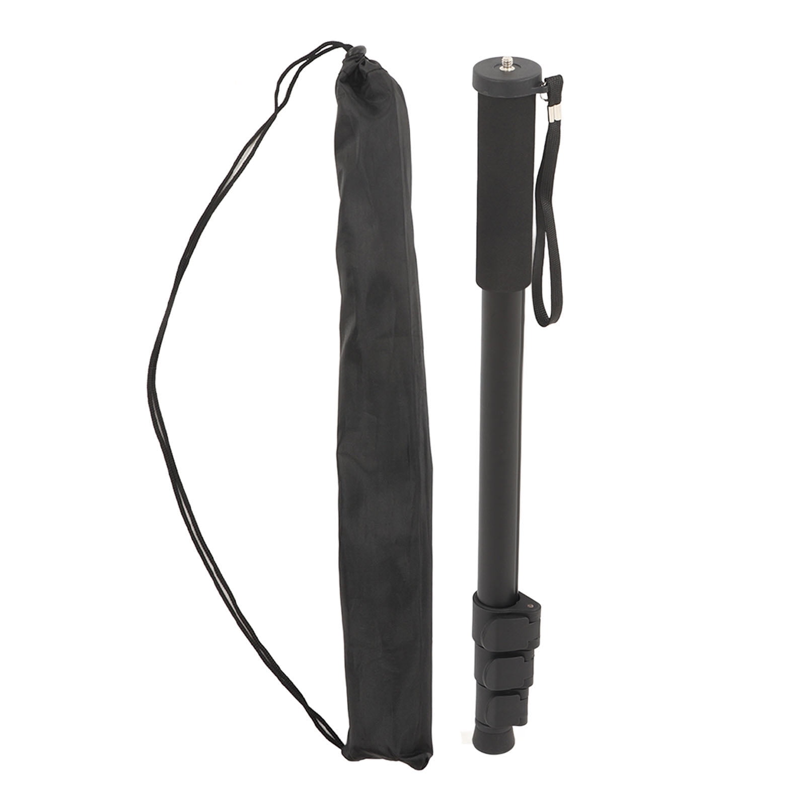 Yajisi SLR Camera Monopod Aluminum Alloy 4-Section Telescopic Extension Rod for Microphone Photography, Lightweight Portable Travel Stick, 59.1 inches / 1500 mm Maximum Height
