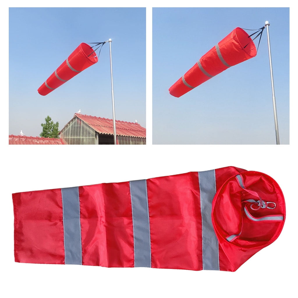 3x Windsock Waterproof Wind Direction Measurement Sock Bag 80cm/100cm/150cm 