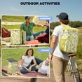 thumbnail image 4 of Travel Cooler Bag - Lemon Camping Beer Cooler Backpack with Bottle Opener- Waterproof Insulated Picnic Backpacks - Cooler Bag for Beach, 4 of 6