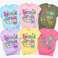 thumbnail image 2 of Custom Grade Level Teacher Comfort Colors Shirt, Teacher Name Tee, Personalized School Staff Shirt, Matching Teacher Team Outfit, Back To School, 2 of 7
