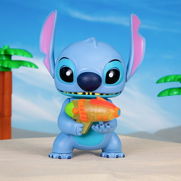 Paradise Time Stitch Doll Tabletop Car Decoration Friend Birthday Gift 16cm Lilo Baby Hand Fashion Play Sound And Light Doll