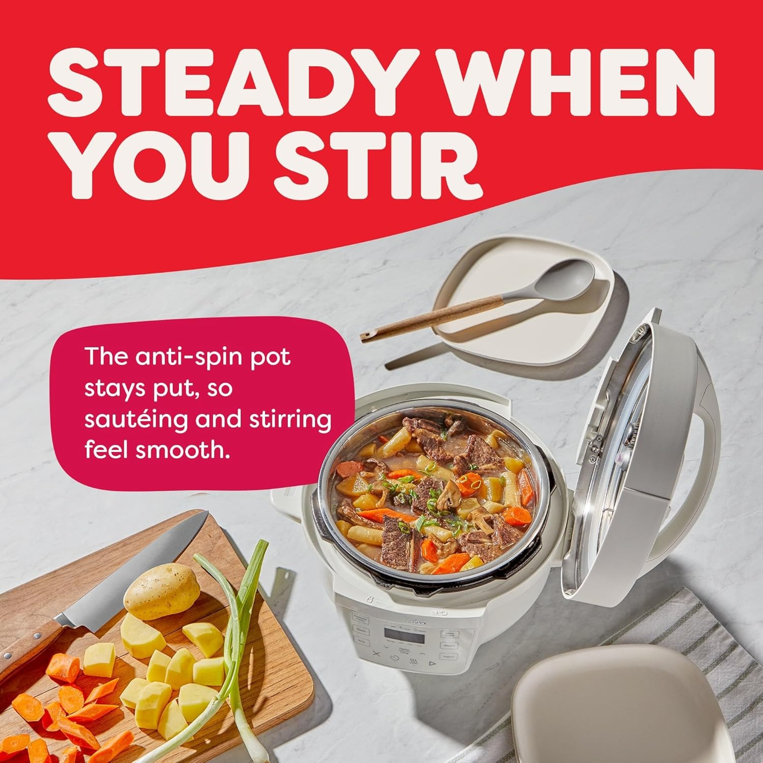 7-in-1 Multi-Cooker, Pressure Cooker, Slow cook, Sauté, Steam, Rice Maker, Yogurt, & Warmer,,