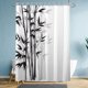 thumbnail image 1 of Cortina de ducha extralarga de bambú de 183 x 213 cm, repelente al agua, ideal para decoración de baño., 1 of 5