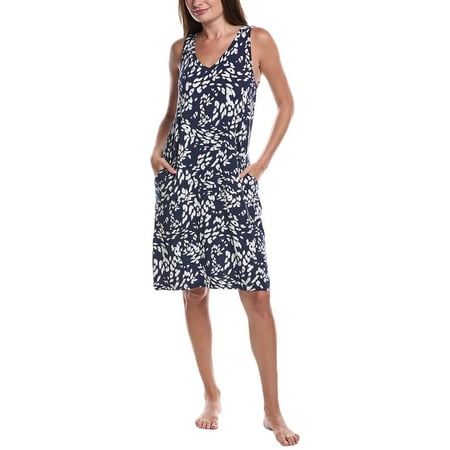 DKNY womens Sleep Chemise, XL, Blue