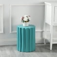 thumbnail image 2 of SAFAVIEH Tulett 18" Modern Solid Ceramic Garden Stool, Robins Egg Blue, 2 of 7