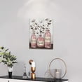 thumbnail image 3 of Farmhouse Bathroom Decor Wall Art Rustic Cotton Pink Jar Bathroom Pictures for Wall Country Bathroom Canvas Prints Relax Soak Unwind Signs Painting Modern Artwork Home Decor for Bathroom 12"x16", 3 of 6