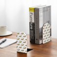 thumbnail image 5 of Naloa Dachshund Going To Play Tennis Wood Non-Skid Bookend for Shelves,Book Ends for Heavy Books, Book Stand for CDs,1 Pair, 5 of 7
