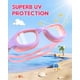thumbnail image 2 of Kids Swim Goggles,Swimming Goggles for Kids 6-14, Anti-Fog UV Protection Pool Glasses for Boys Girls, 2 of 5