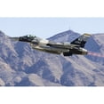 thumbnail image 2 of An aggressor F-16 Fighting Falcon taking off from Nellis Air Force Base  Nevada. Poster Print by Rob Edgcumbe/Stocktrek, 2 of 2