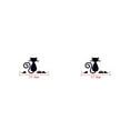 thumbnail image 2 of jesticaly Cat Light Switch Sticker Decal Vinyl Art Wall Sticker Lightswitch Black Kitten 1pcs #4 2Set, 2 of 6