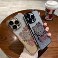 thumbnail image 2 of Funda de teléfono estéreo 3D hello kitty kt cat girl para iphone Xr Xs 11 12 13 14 Pro Max, 2 of 4