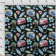 thumbnail image 3 of oneOone Polyester Spandex Black Fabric Tropical Hawaii Sewing Fabric By The Yard Printed Diy Clothing Sewing Supplies 56 Inch Wide, 3 of 4
